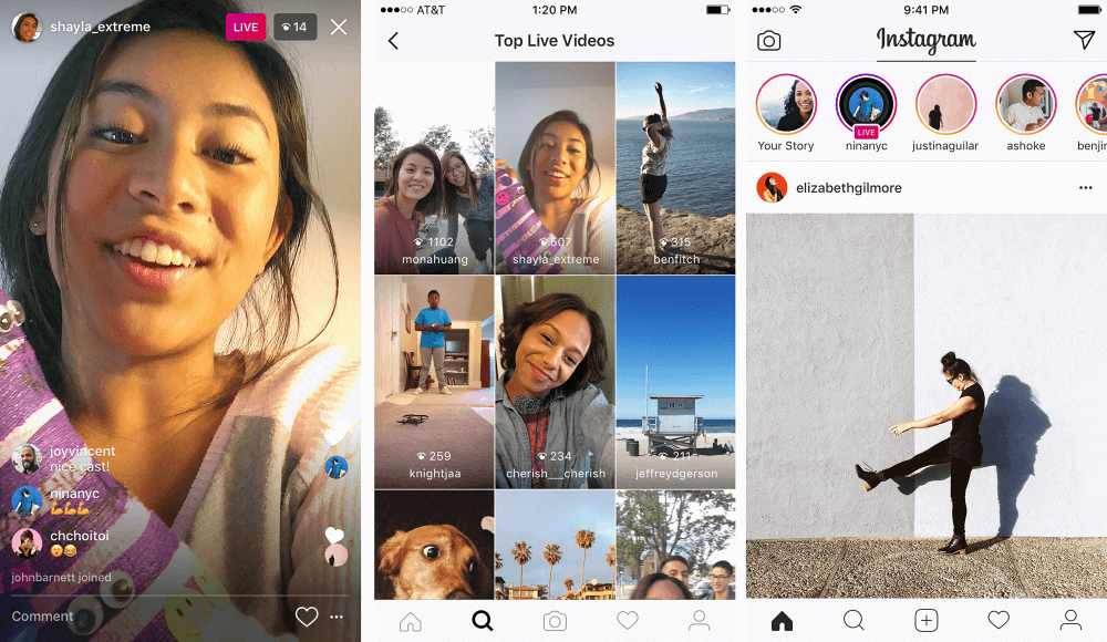 instagram canlı yayın
