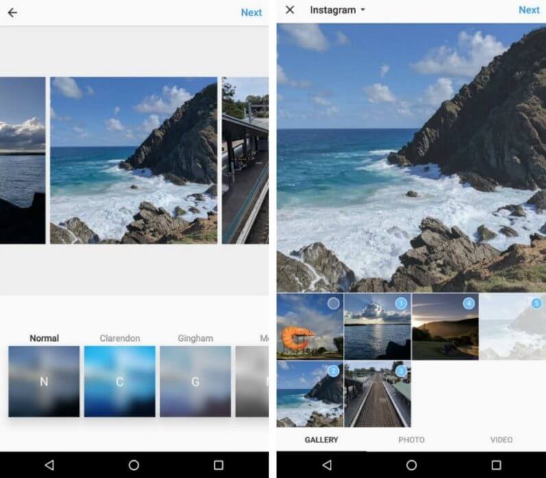 Instagram Toplu Fotoğraf Paylaşımı