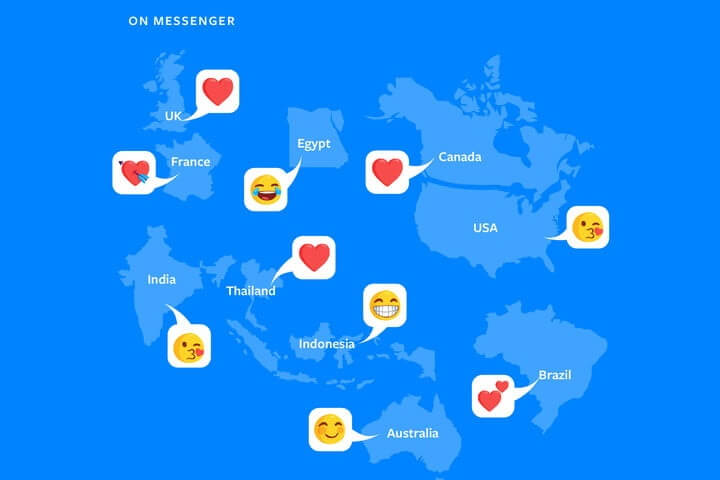 messengerda en çok kullanılan emojiler