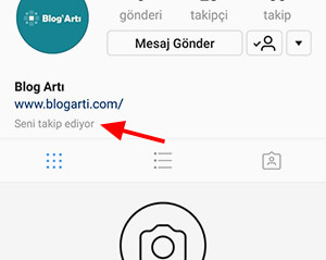 instagram seni takip ediyor güncellemesi