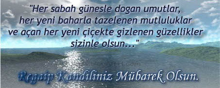 kandil sözleri