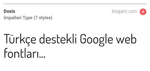 dosis