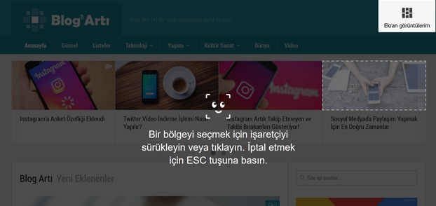 mozilla firefox ekran alıntısı