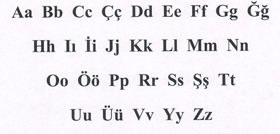 Latin Alfabesi