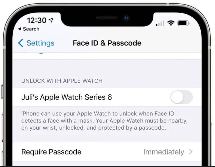 face id