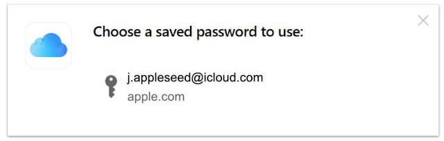 icloud google chrome şifreler