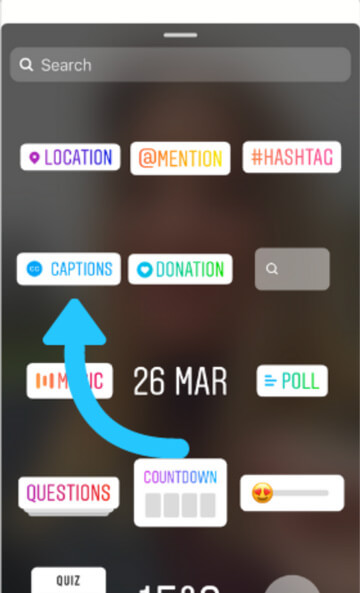instagram altyazı ekleme