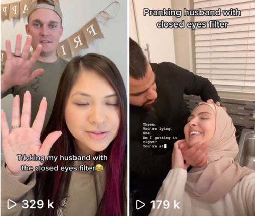 tiktok kapalı göz efekti