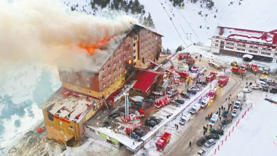 Bolu Kartalkaya'da otel yangını